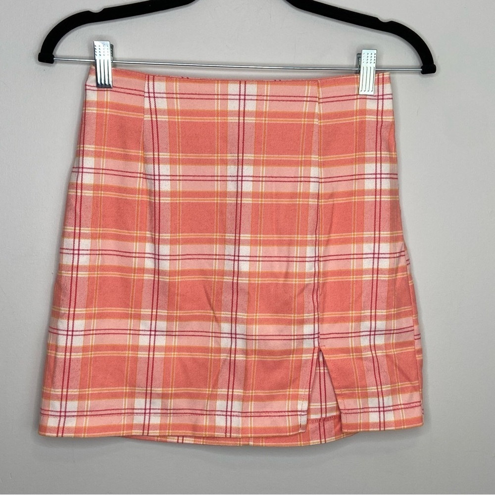 Wild Fable pink plaid mini skirt‎ y2k size 4
